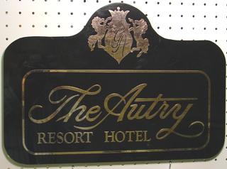 Gene Autry Hotel sign